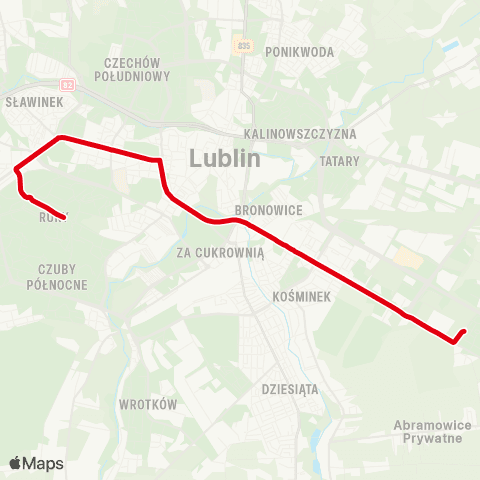 ZTM Lublin  map