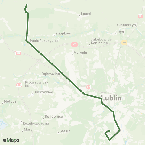 ZTM Lublin  map