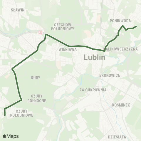 ZTM Lublin  map