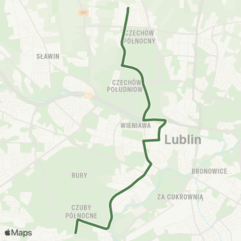 ZTM Lublin  map