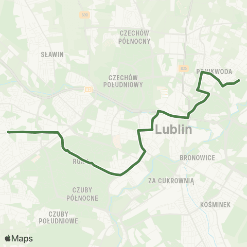 ZTM Lublin  map
