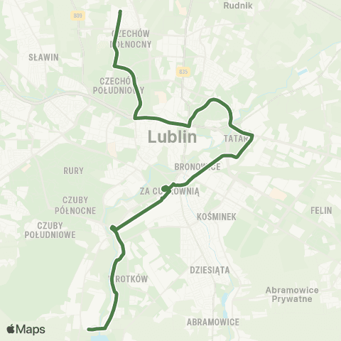 ZTM Lublin  map