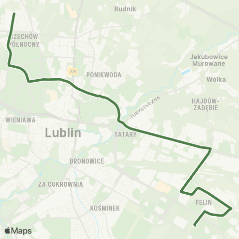 ZTM Lublin  map