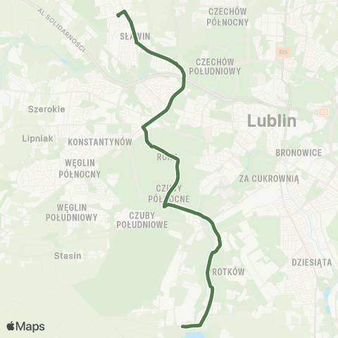 ZTM Lublin  map