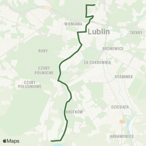 ZTM Lublin  map