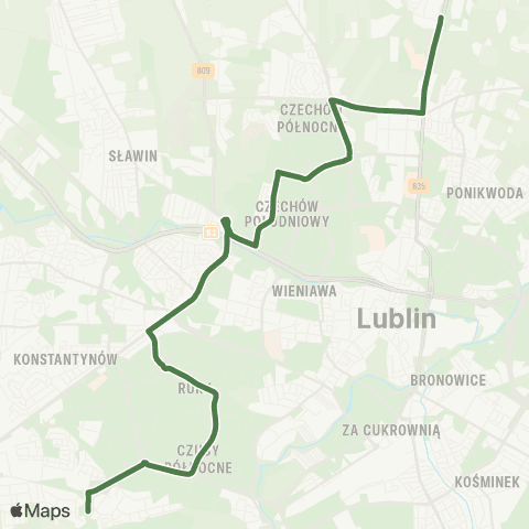 ZTM Lublin  map