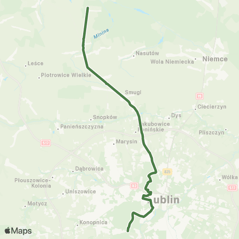 ZTM Lublin  map
