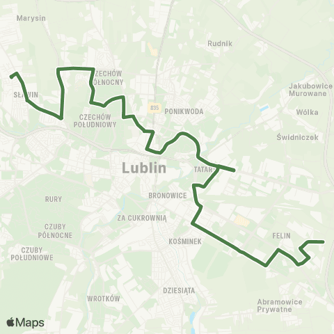 ZTM Lublin  map