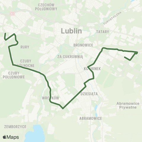 ZTM Lublin  map
