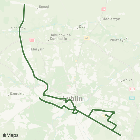 ZTM Lublin  map