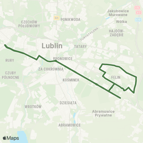 ZTM Lublin  map