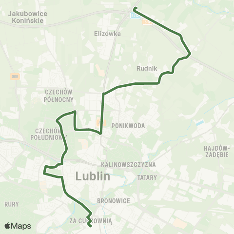 ZTM Lublin  map