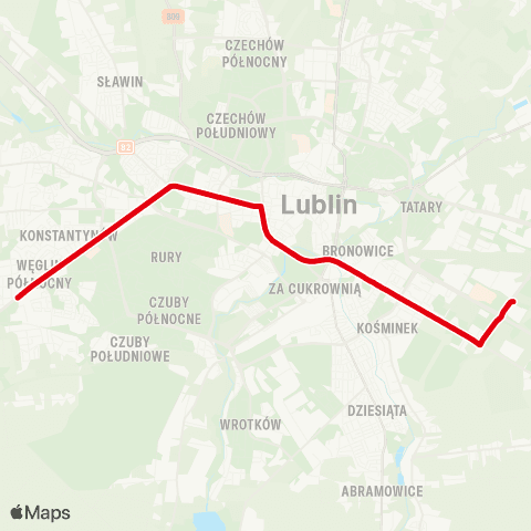 ZTM Lublin  map