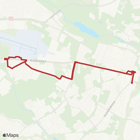 ZTM Poznań Bałtyk - Rondo Kaponiera map