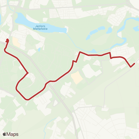 ZTM Poznań Darzybór - Rondo Rataje|Rondo Rataje - Darzybór map