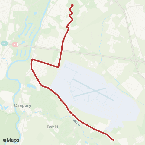 ZTM Poznań Sypniewo - Unii Lubelskiej|Unii Lubelskiej - Sypniewo map