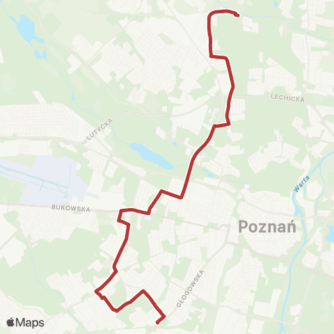 ZTM Poznań Os. Sobieskiego - Górczyn PKM|Os. Sobieskiego - Górczyn PKM|Górczyn PKM - Os. Sobieskiego|Górczyn PKM - Os. Sobieskiego map