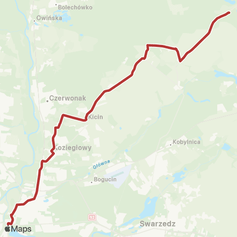 ZTM Poznań Tuczno Pętla - Rondo Śródka|Rondo Śródka - Tuczno Pętla map