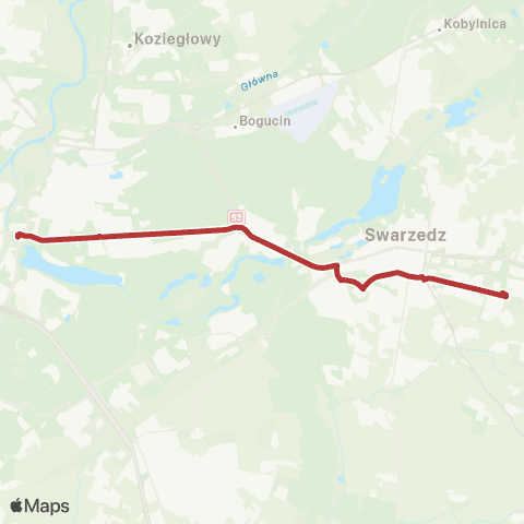 ZTM Poznań Rondo Śródka - Jasin Rabowicka Pętla|Jasin Rabowicka Pętla - Rondo Śródka map