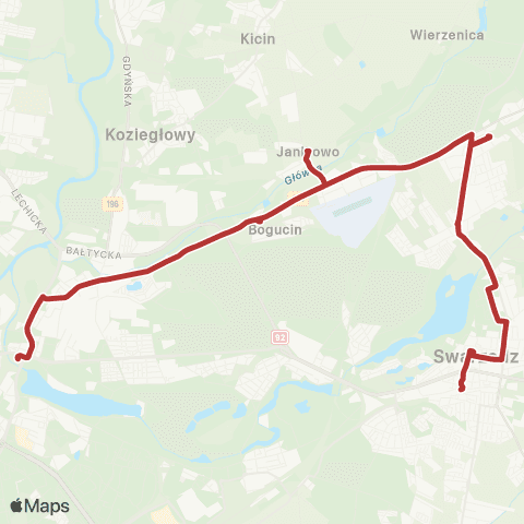 ZTM Poznań Rondo Śródka - Swarzędz Węzeł Przesiadkowy|Swarzędz Węzeł Przesiadkowy - Rondo Śródka map