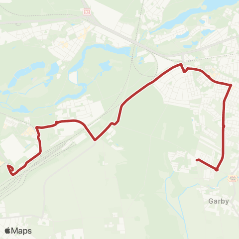 ZTM Poznań Zalasewo Os. Leśne - Franowo|Franowo - Zalasewo Os. Leśne map