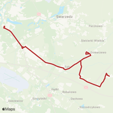 ZTM Poznań Kleszczewo Park - Rondo Rataje|Rondo Rataje - Kleszczewo Park map