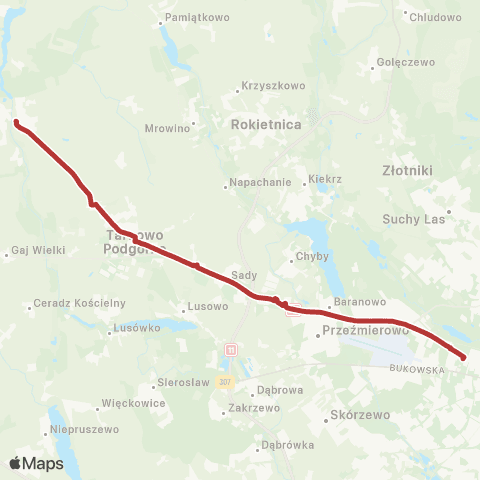 ZTM Poznań Ogrody - Kaźmierz Rynek|Kaźmierz Rynek - Ogrody map