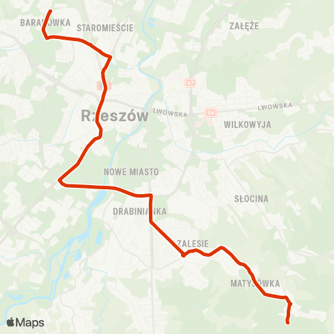 RTM Rzeszów  map