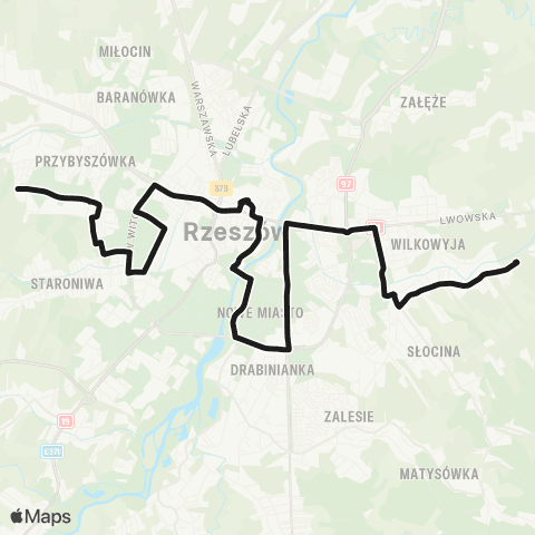 RTM Rzeszów  map