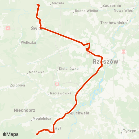RTM Rzeszów  map