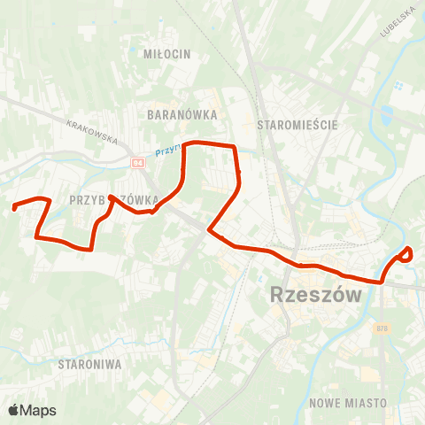 RTM Rzeszów  map