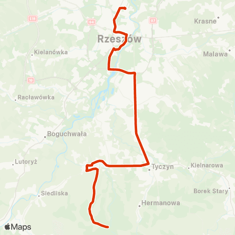 RTM Rzeszów  map