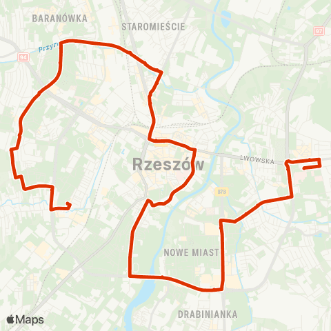 RTM Rzeszów  map