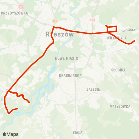 RTM Rzeszów  map