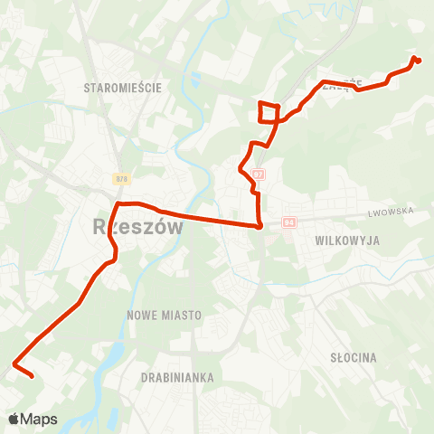 RTM Rzeszów  map