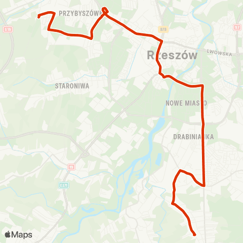 RTM Rzeszów  map