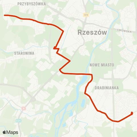 RTM Rzeszów  map