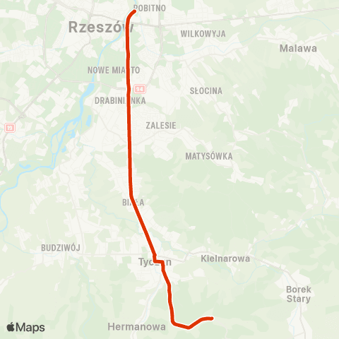 RTM Rzeszów  map