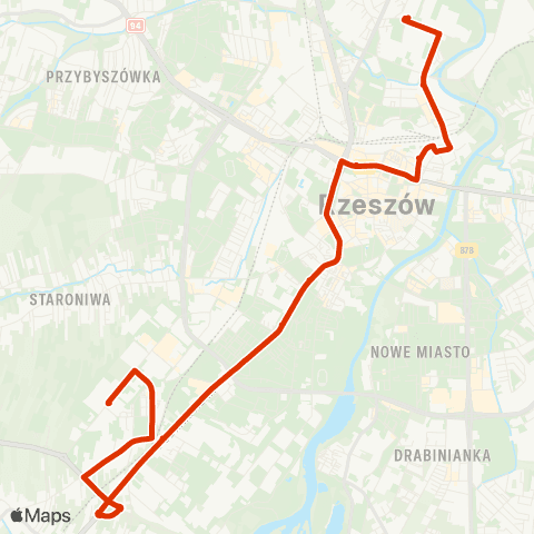 RTM Rzeszów  map