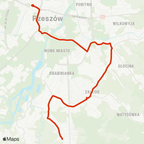 RTM Rzeszów  map