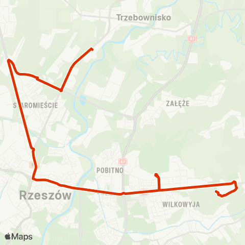 RTM Rzeszów  map