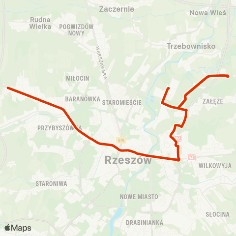 RTM Rzeszów  map