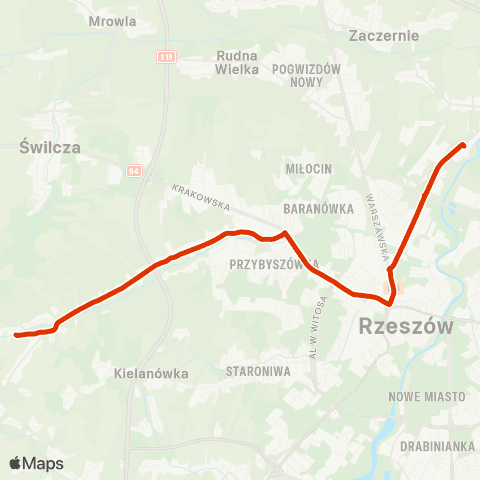 RTM Rzeszów  map