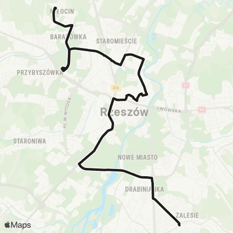 RTM Rzeszów  map