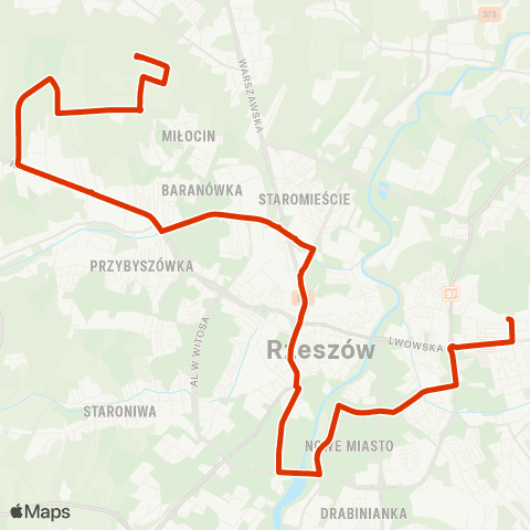 RTM Rzeszów  map
