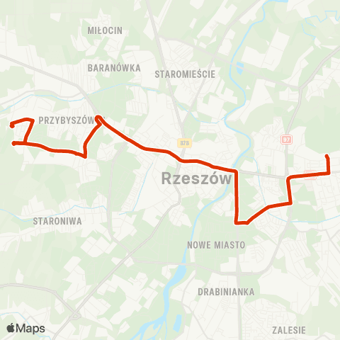 RTM Rzeszów  map