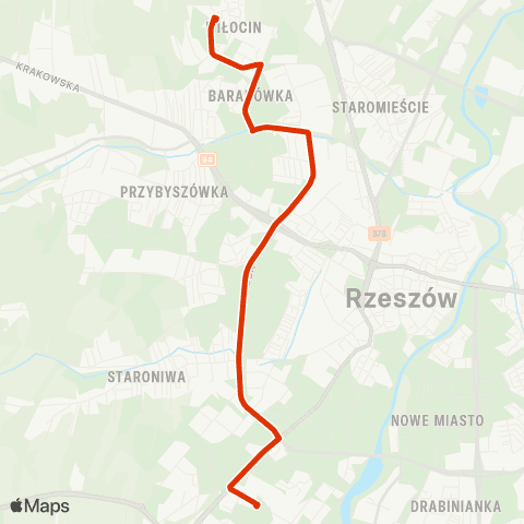 RTM Rzeszów  map