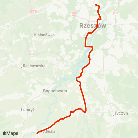 RTM Rzeszów  map