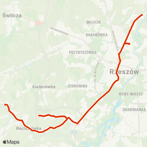 RTM Rzeszów  map