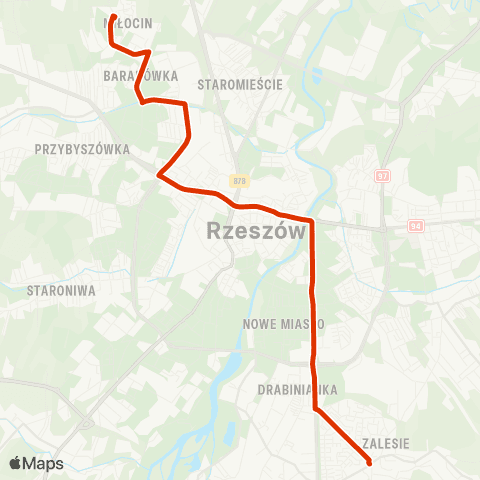 RTM Rzeszów  map